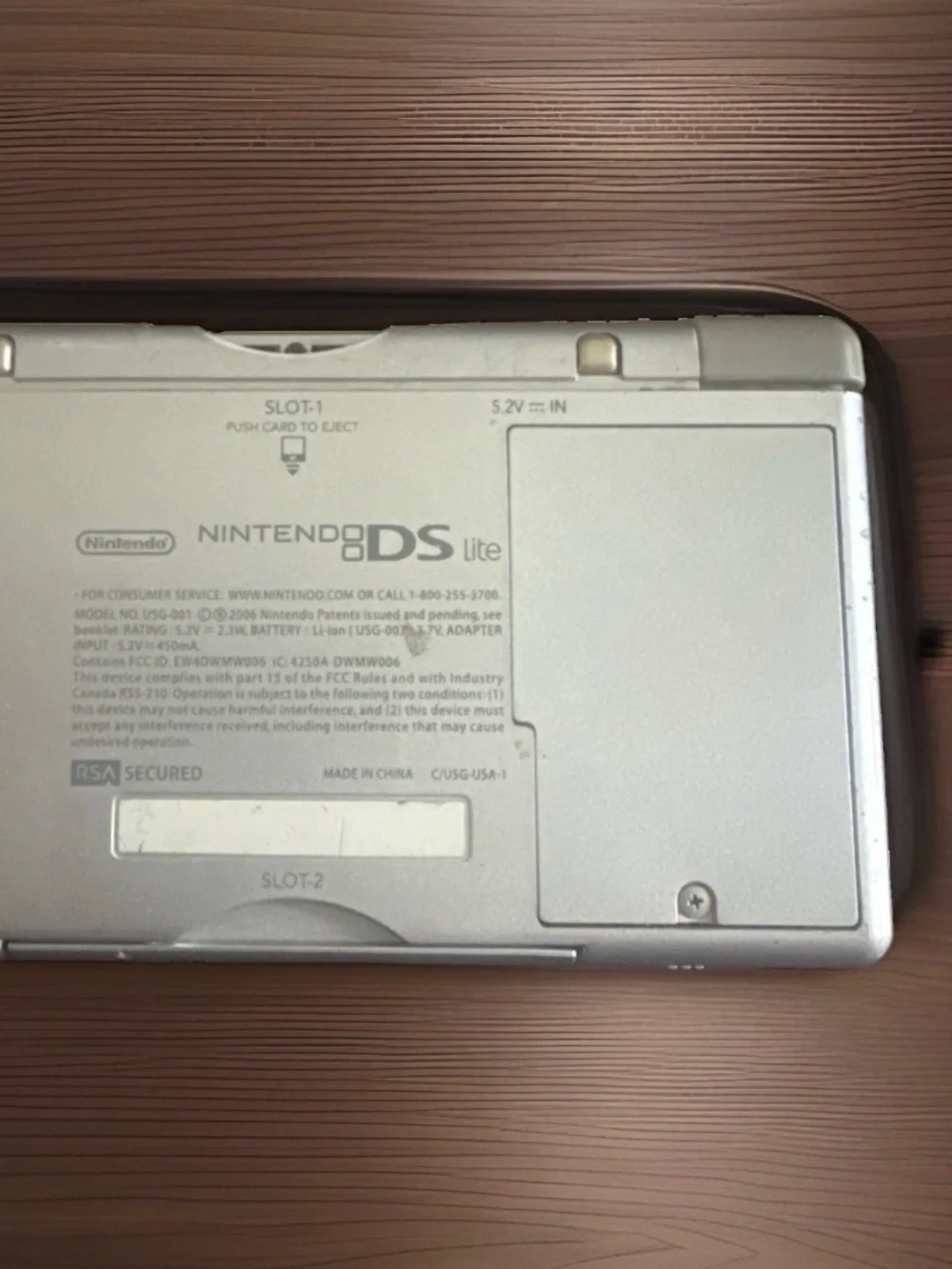 Nintendo DS Lite Handheld Console - Light Metallic